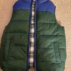 Janie and Jack Forest Green Puffer Vest
